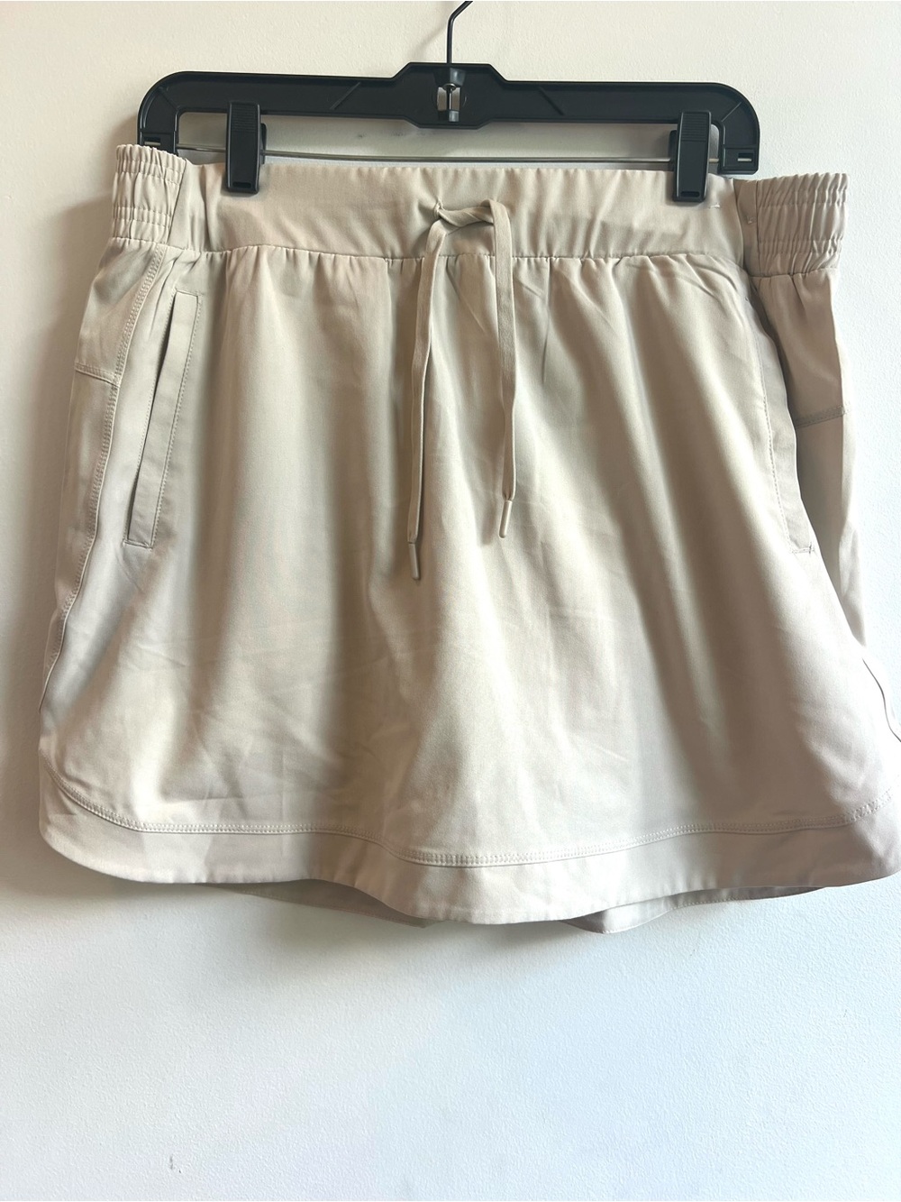 RBX Neutral Beige Drawstring Athletic Golf, Pickleball Skort